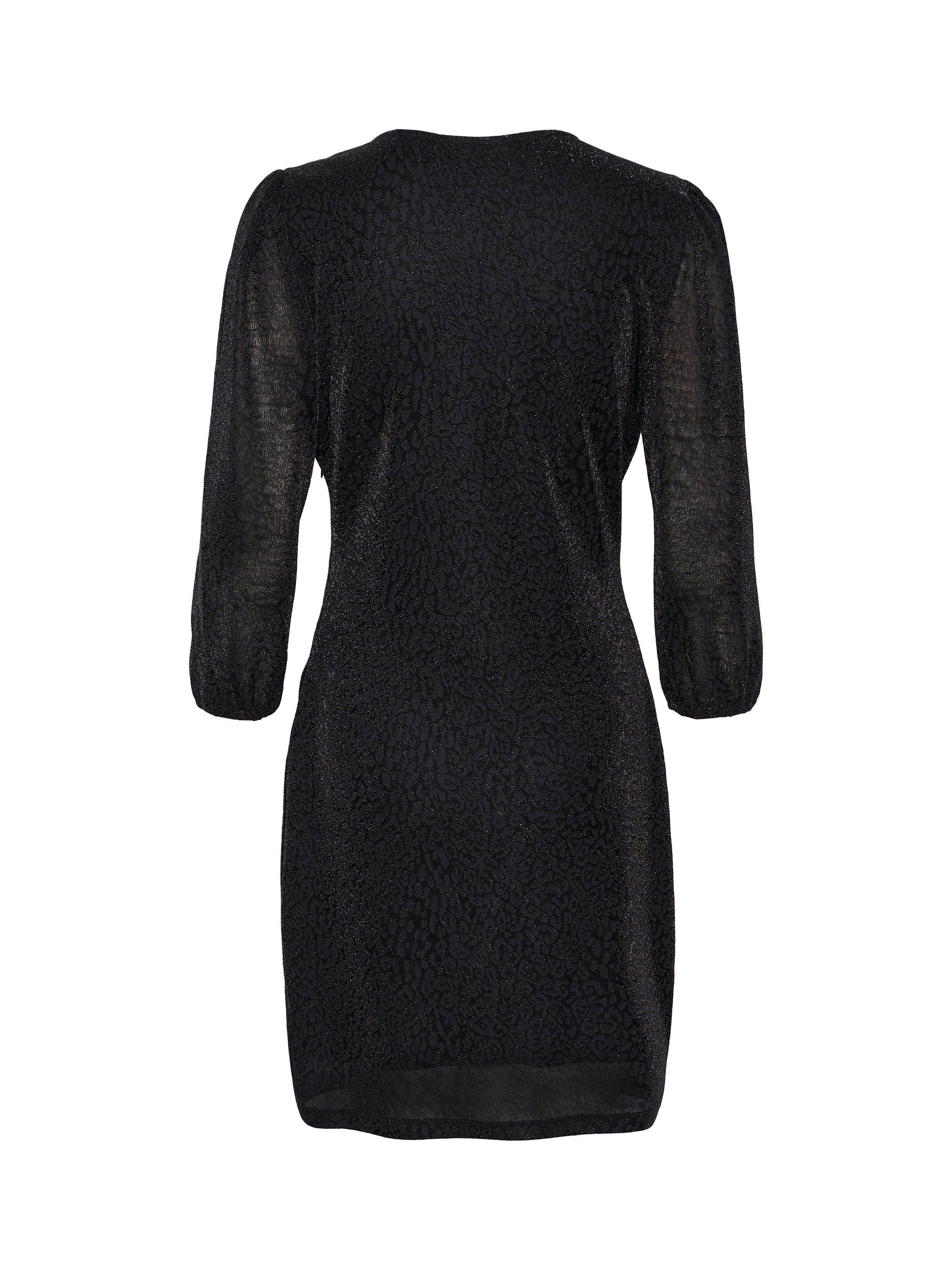 Product image 6 of 6, which shows Saint Tropez Biana V-Neck Dress, Black, XXL