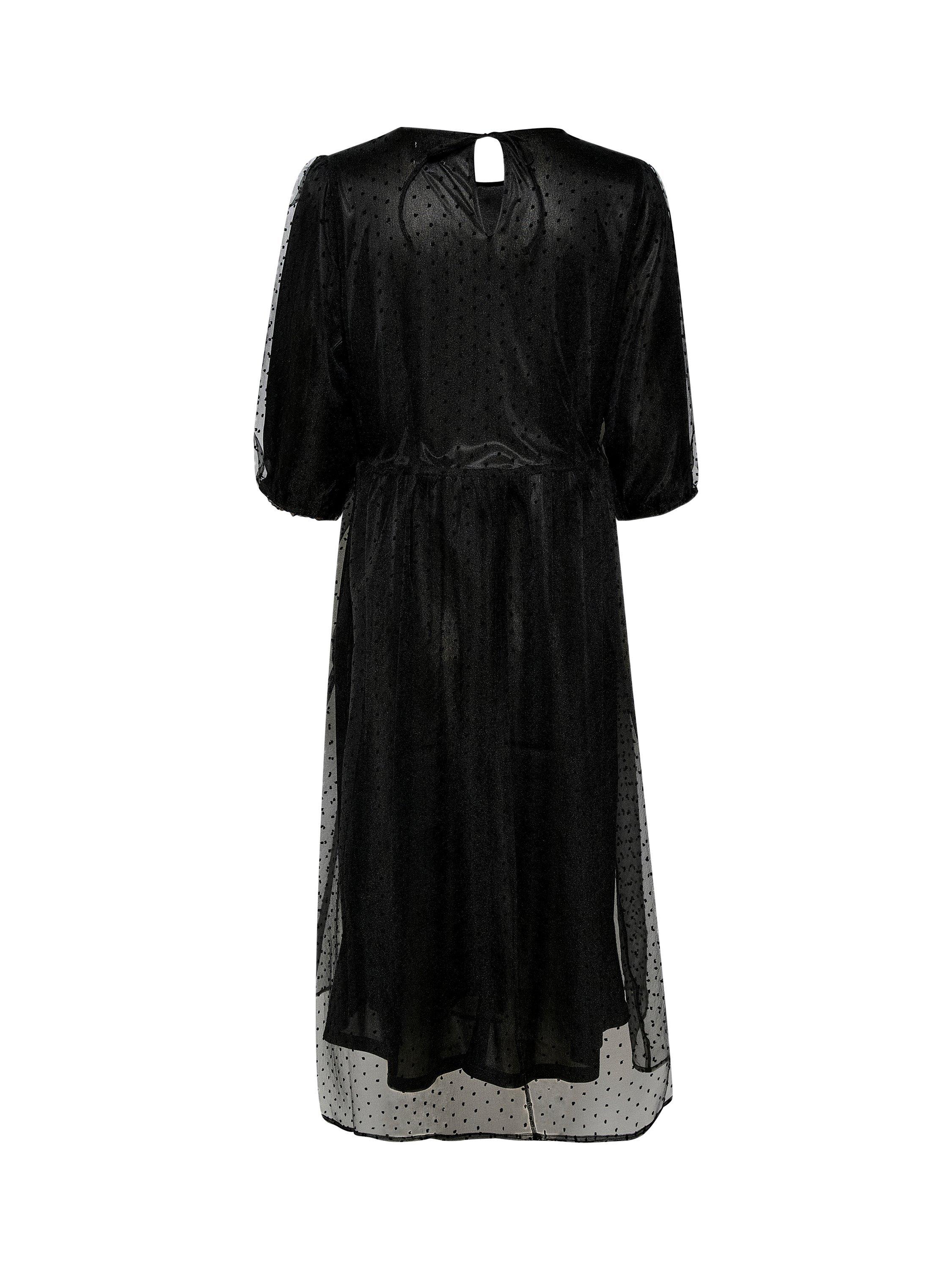 Saint Tropez Bikki Polka Dot Dress, Black, S