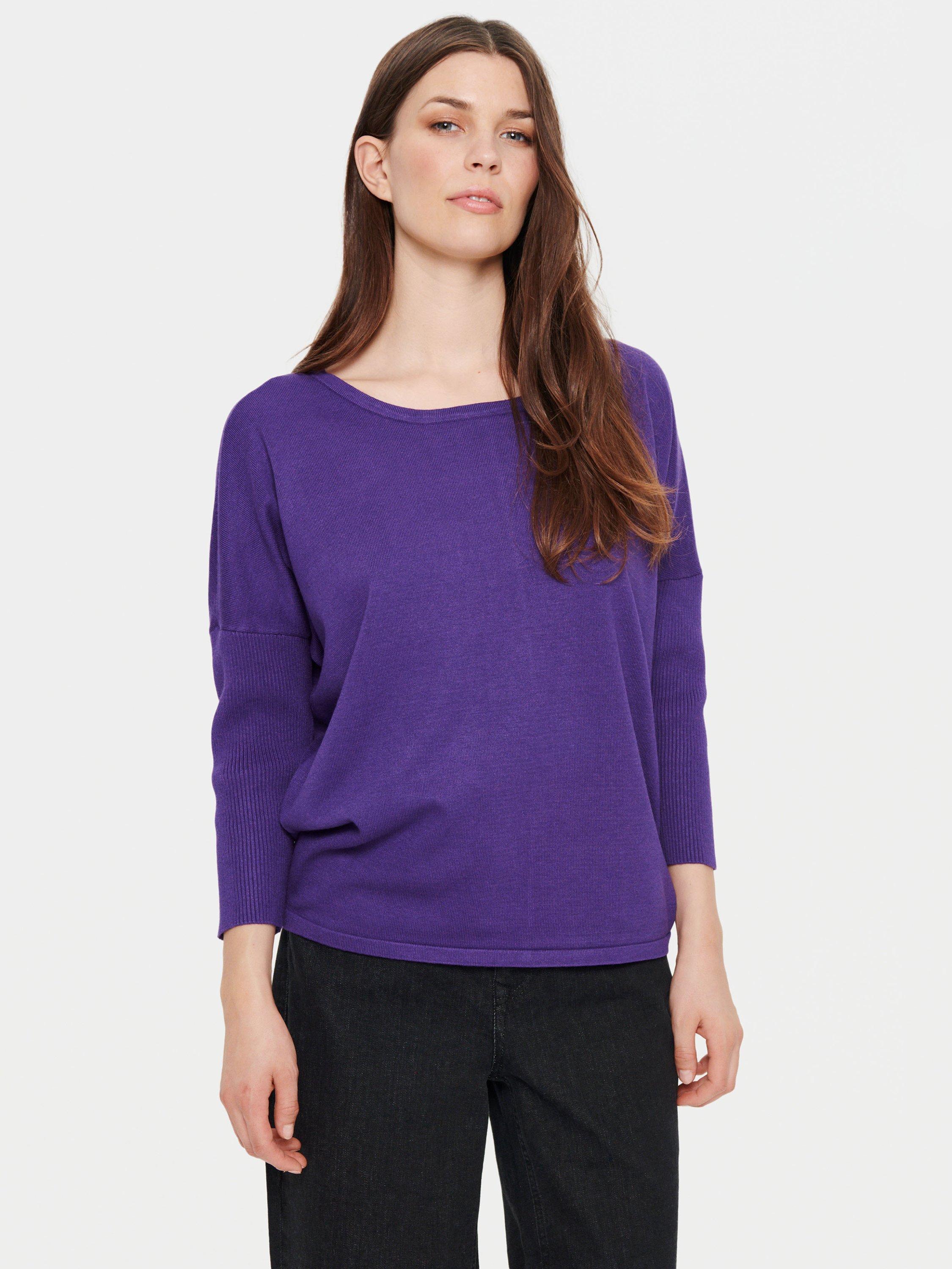 Saint Tropez Mila Jumper, Petunia Melange, M