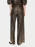 Saint Tropez Bailey Sequin Trousers, Metallic