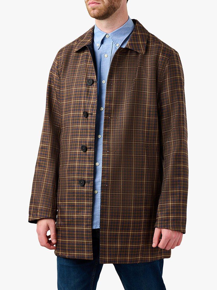 Checkered raincoat sale