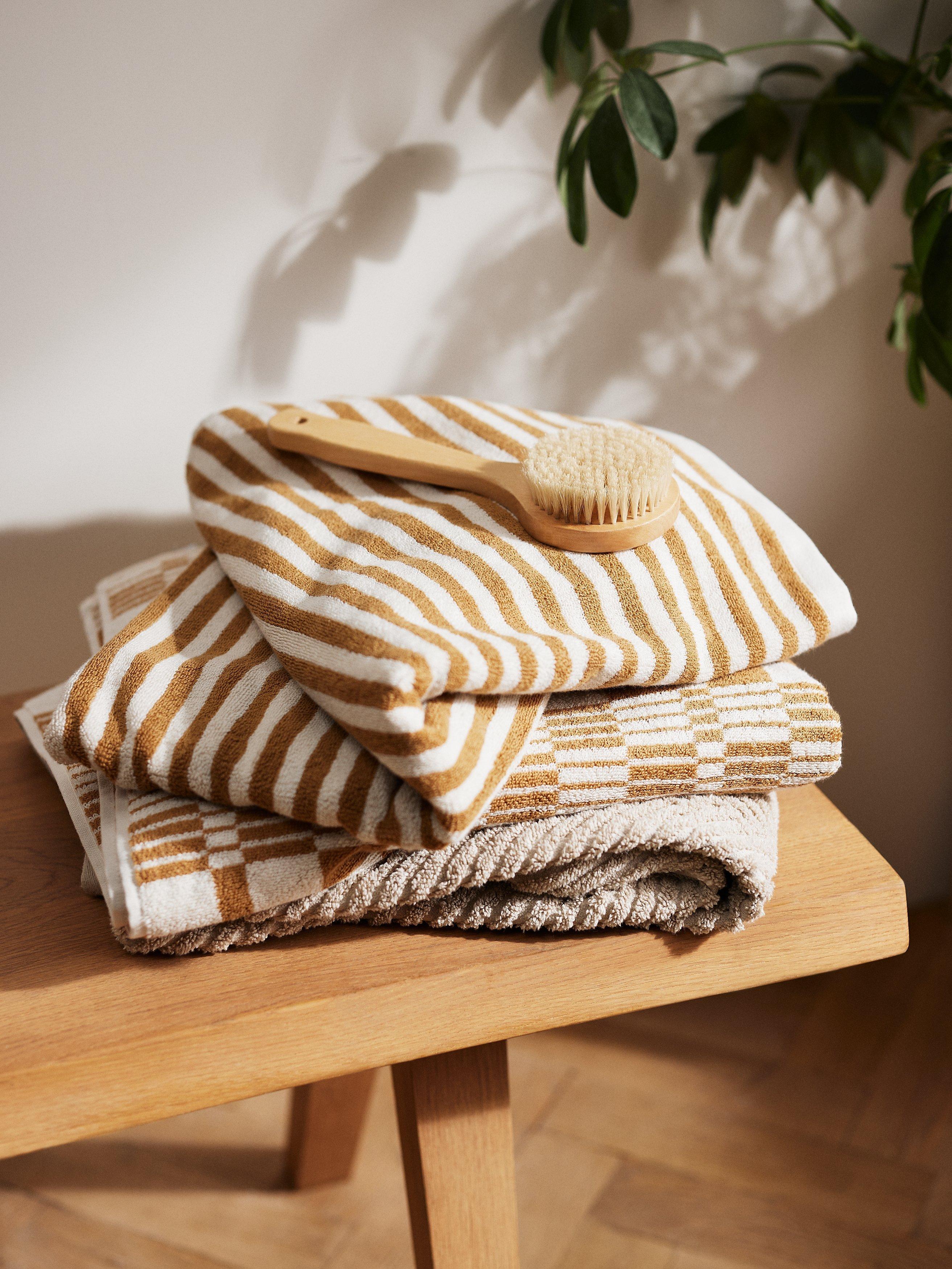 John lewis striped towels sale