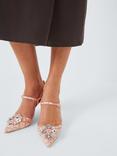 SJP by Sarah Jessica Parker Abute Embellished Stiletto Heel Shoes, Rosa