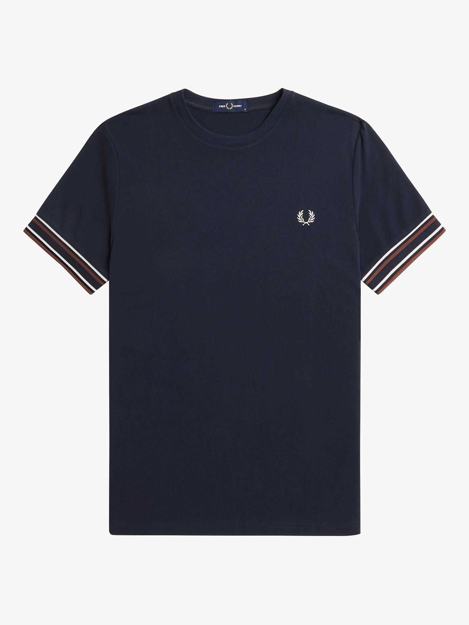 Fred Perry Bold Tipped T-Shirt, Navy