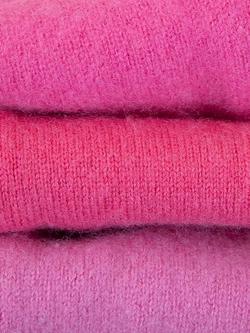 Celtic & Co. x Turtle Doves Recycled Cashmere Fingerless Gloves - view 2, Cherry Blossom