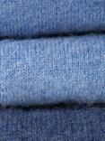 Celtic & Co. x Turtle Doves Recycled Cashmere Fingerless Gloves, Denim