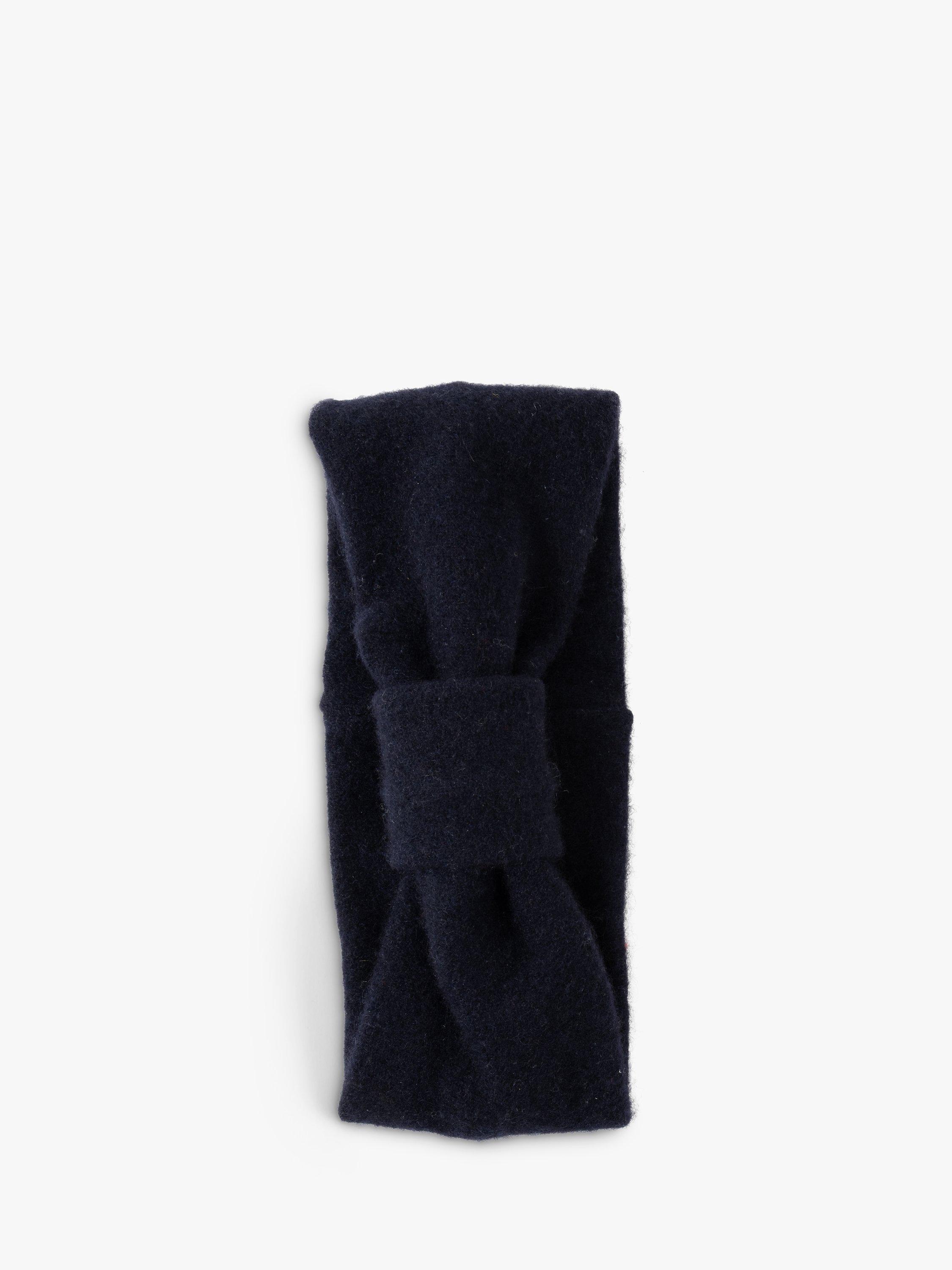 Celtic & Co. x Turtle Doves Recycled Cashmere Headband, Navy