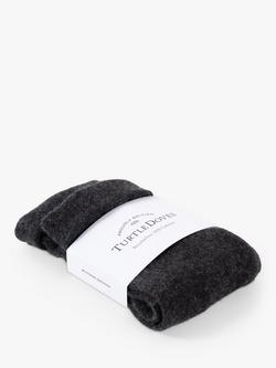 Celtic & Co. x Turtle Doves Recycled Cashmere Fingerless Gloves, Charcoal