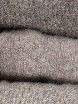 Celtic & Co. x Turtle Doves Recycled Cashmere Fingerless Gloves - view 2, Pebble