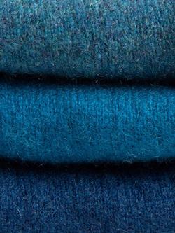 Celtic & Co. x Turtle Doves Recycled Cashmere Fingerless Gloves - view 2, Teal