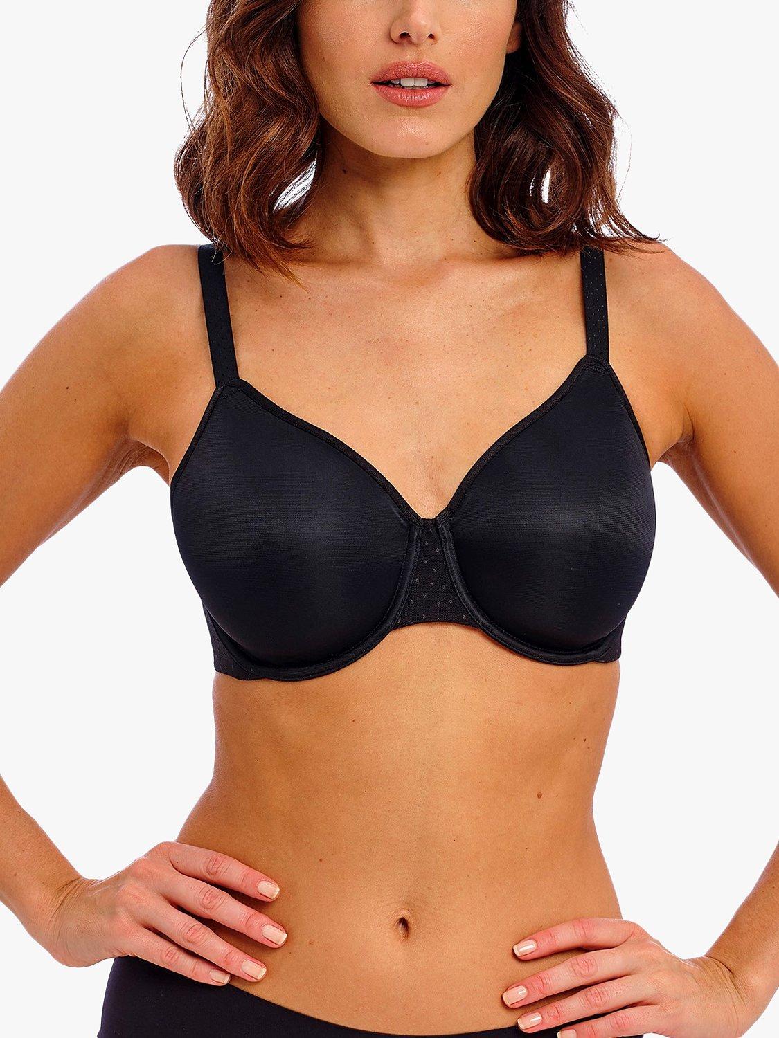 Wacoal Back Appeal Minimiser Bra, Black, 34DD