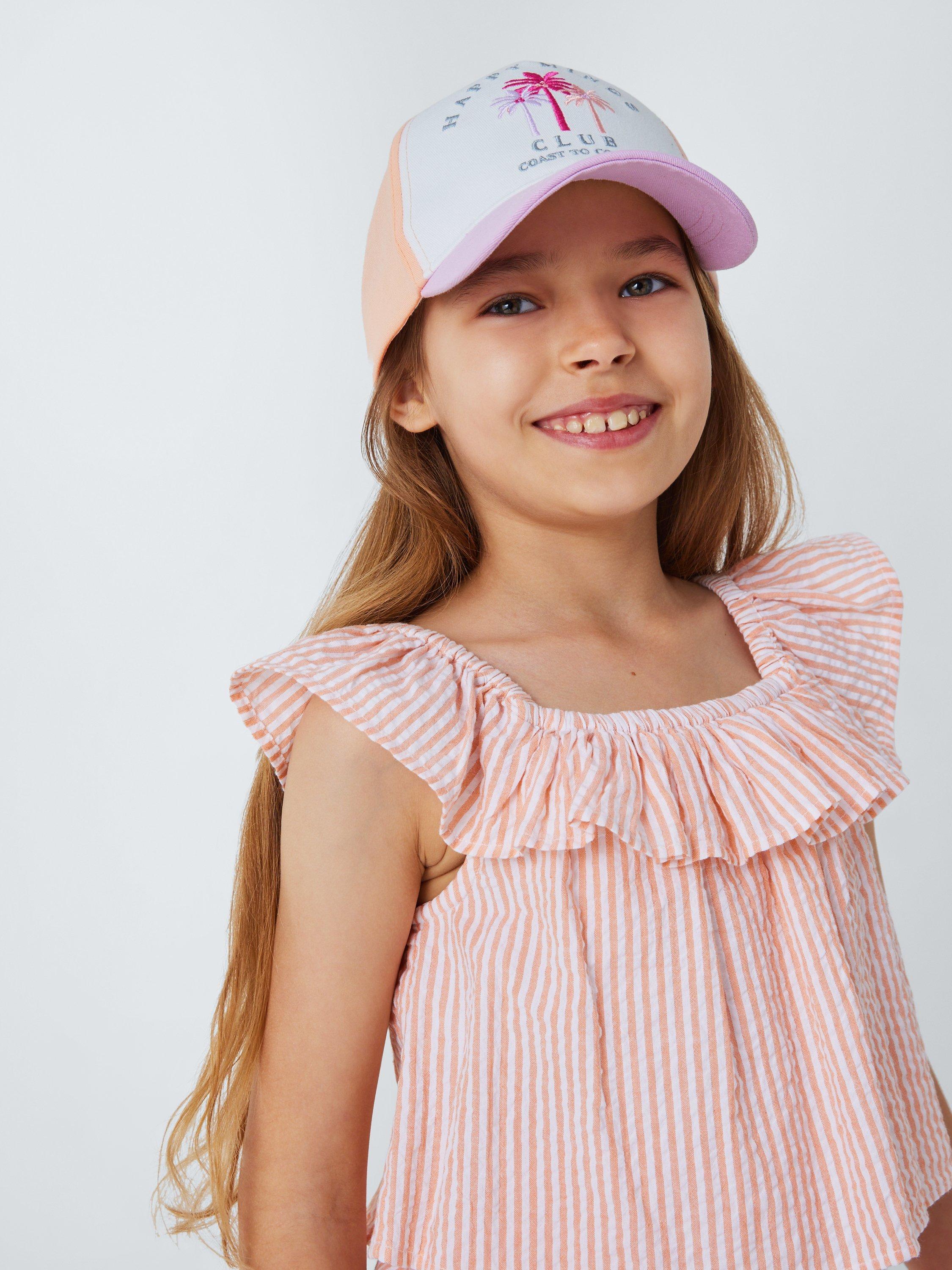 John Lewis Kids' Happy Minds Colour Block Cap, Multi
