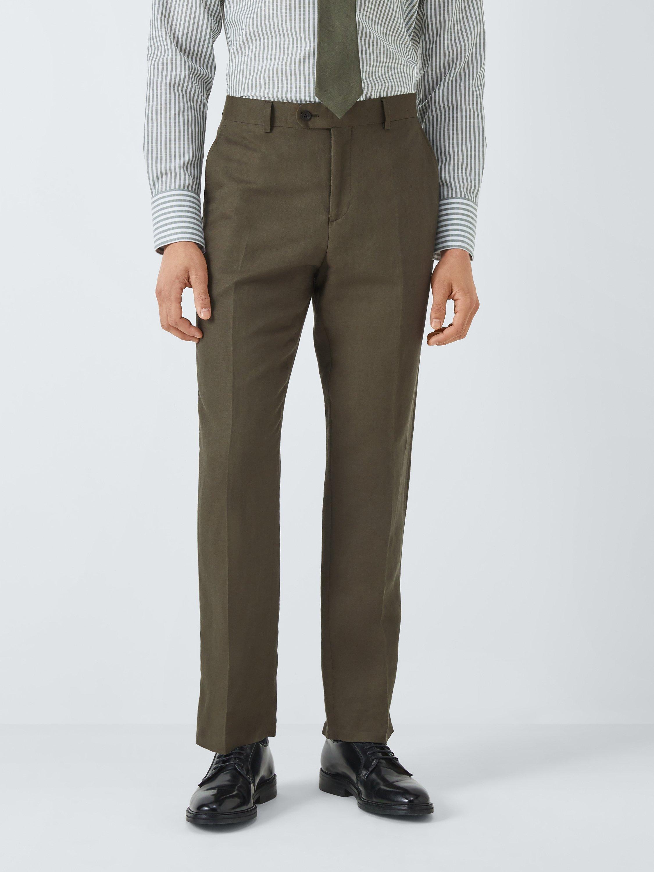 John Lewis Ashwell Linen Blend Regular Fit Suit Trousers