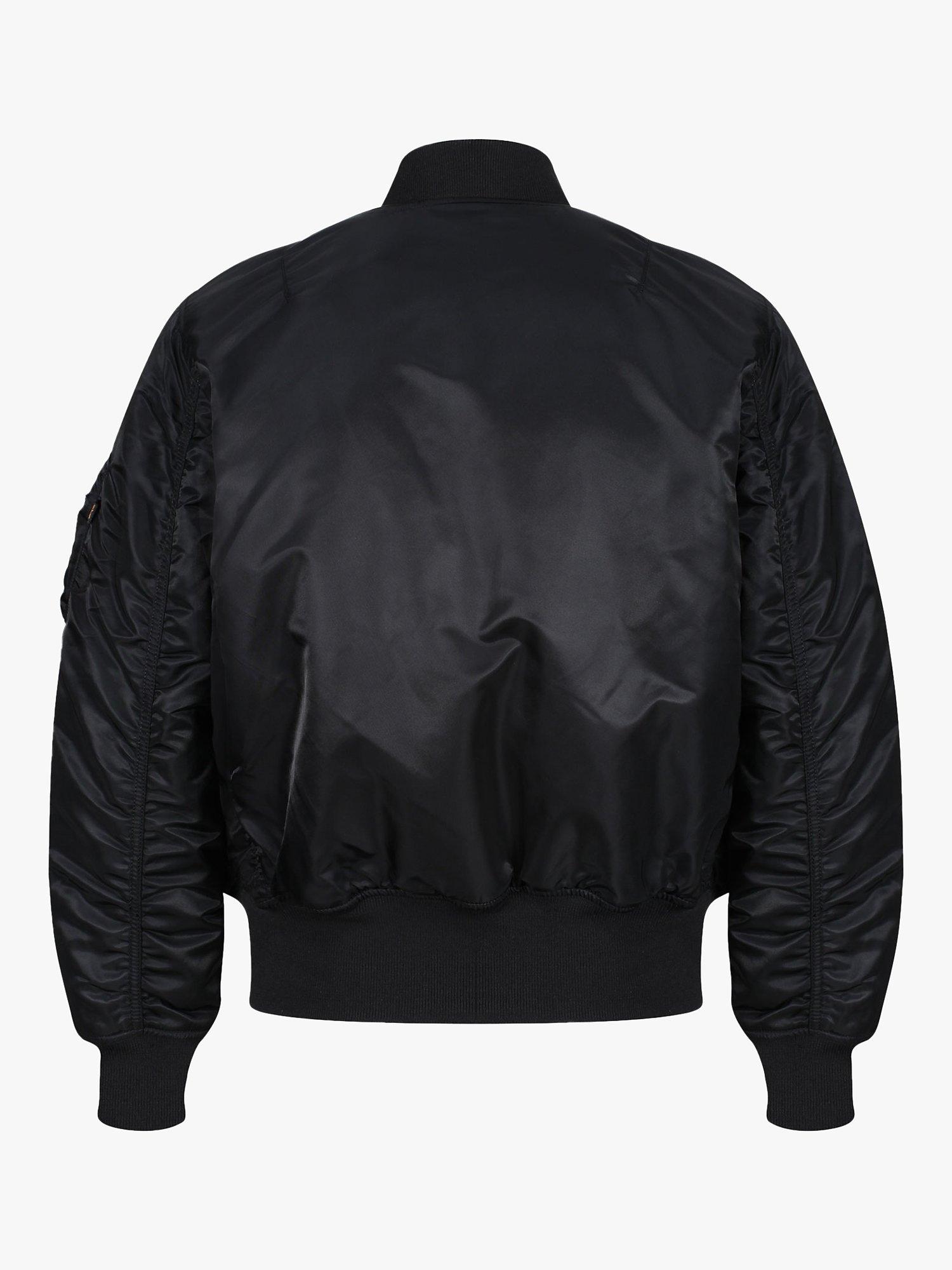 Alpha Industries MA1 Bomber Jacket, Black, S