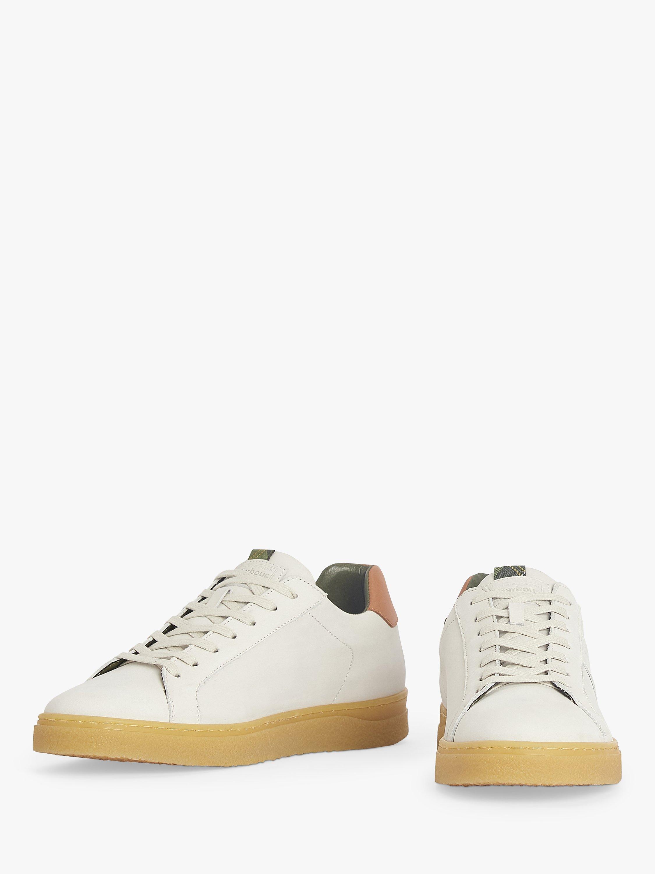 Barbour white trainers online