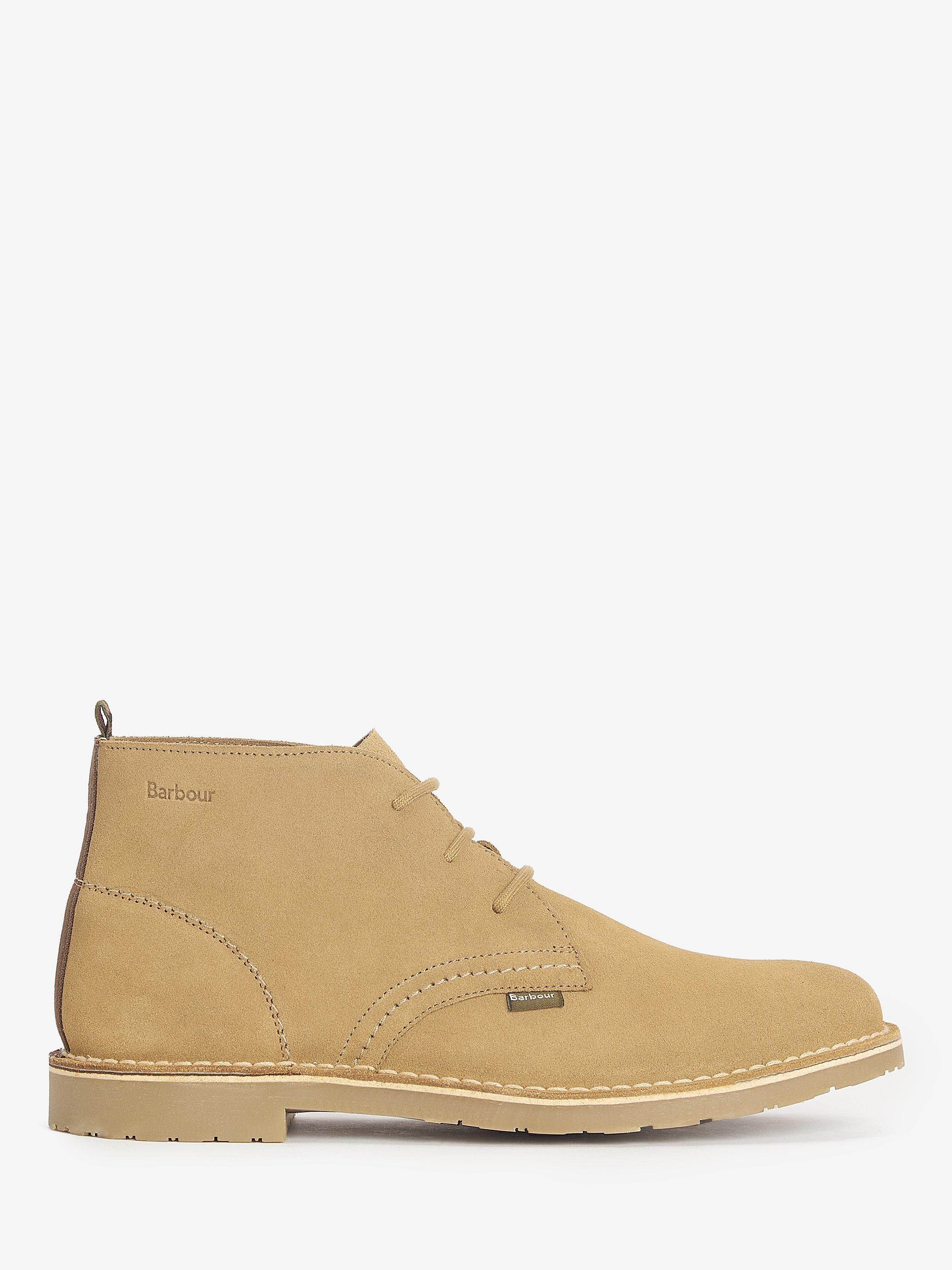 Barbour Siton Suede Desert Boots, Sand, 9