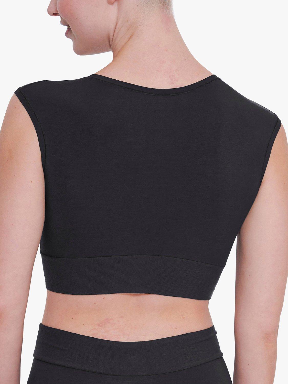 Product image 2 of 5, which shows sloggi GO Allround Crop Top, Black, 1