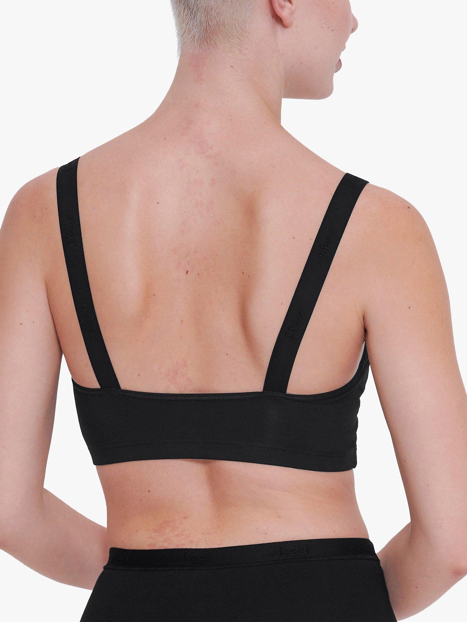 sloggi GO Casual Crop Bra Top, Black, XS