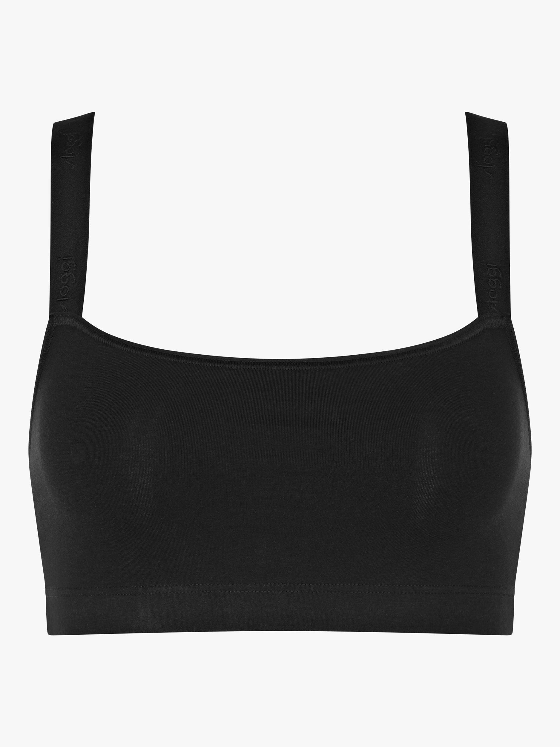 sloggi GO Casual Crop Bra Top, Black, XS