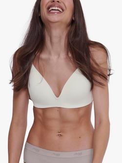 sloggi GO Casual Non-Wired Padded Bra, Silk White