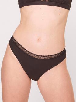 sloggi GO Ribbed Tai Briefs, Pack of 2 - view 2, Black