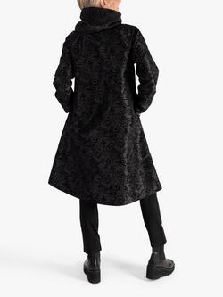 chesca Flock Raincoat - view 2, Black