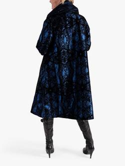 chesca Flock Raincoat - view 2, Navy/Black