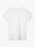 Polarn O. Pyret Kids' Organic Cotton T-Shirt, White