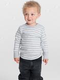 Polarn O. Pyret Kids' Organic Cotton Stripe Top