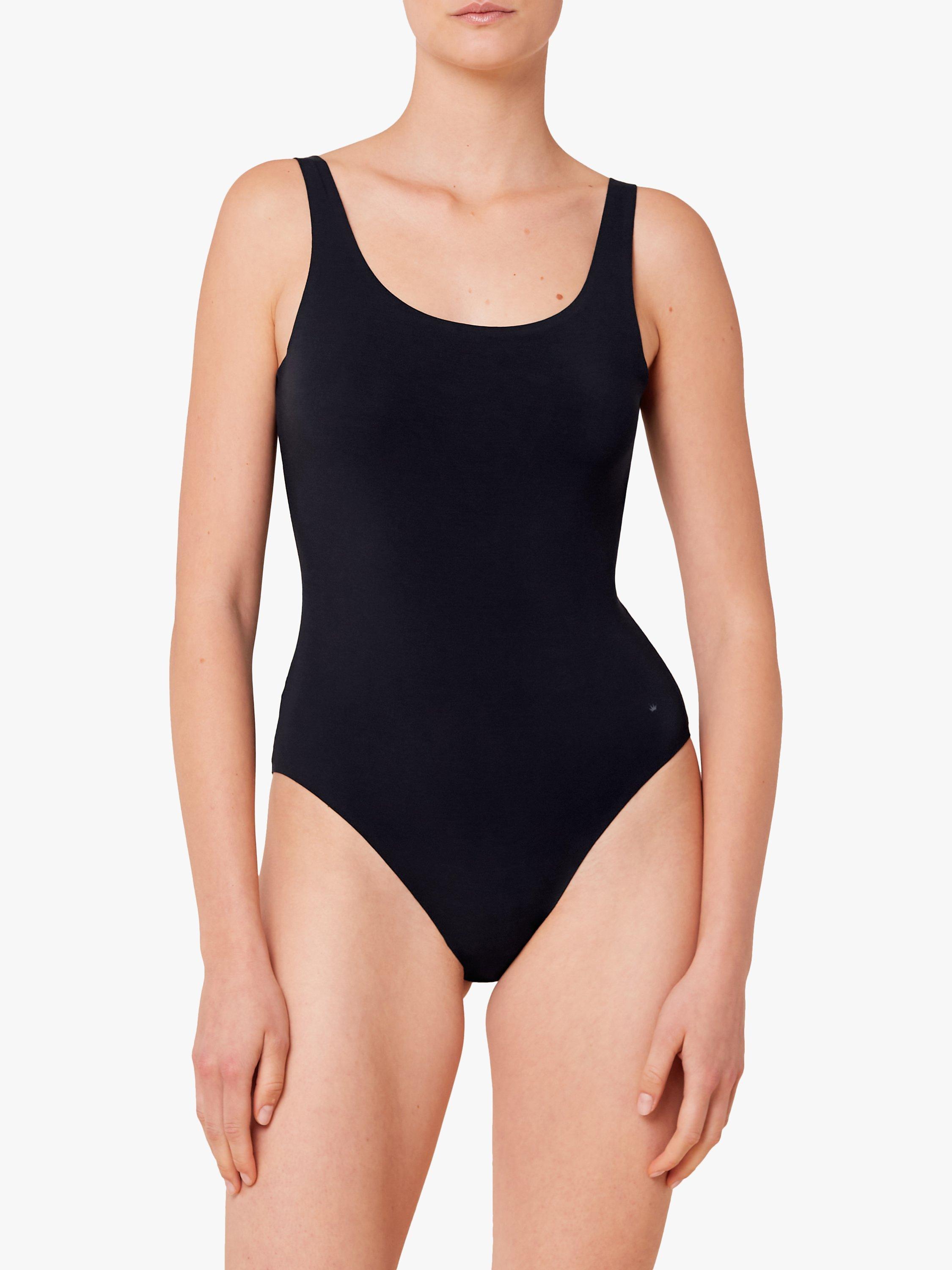 Product image 1 of 4, which shows Triumph Smart Natural Bodysuit, Black, 1