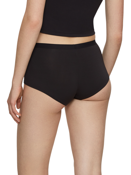 Triumph Smart Natural Boyshort Briefs - view 2, Black