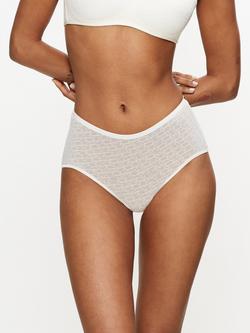 Triumph Signature Sheer Maxi Briefs, Ecru White