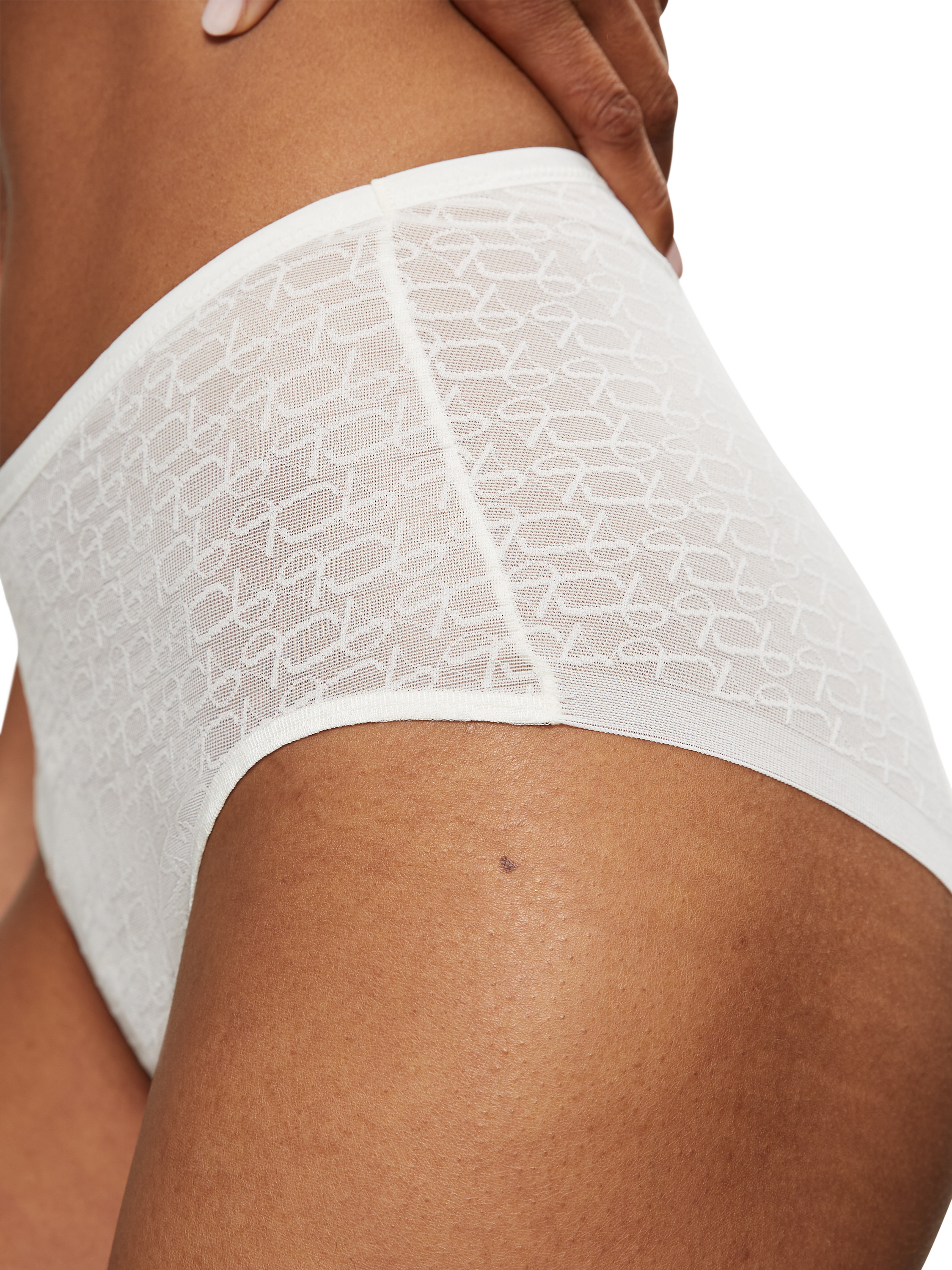 Product image 3 of 4, which shows Triumph Signature Sheer Maxi Briefs, Ecru White, 10