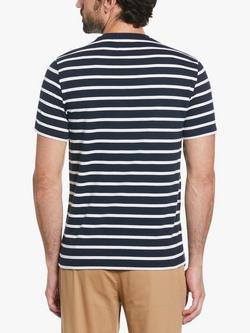 Original Penguin Breton Stripe Short Sleeve T-Shirt - view 2, Blue/White