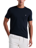 Original Penguin Pin Point Embroidery T-Shirt, Dark Sapphire