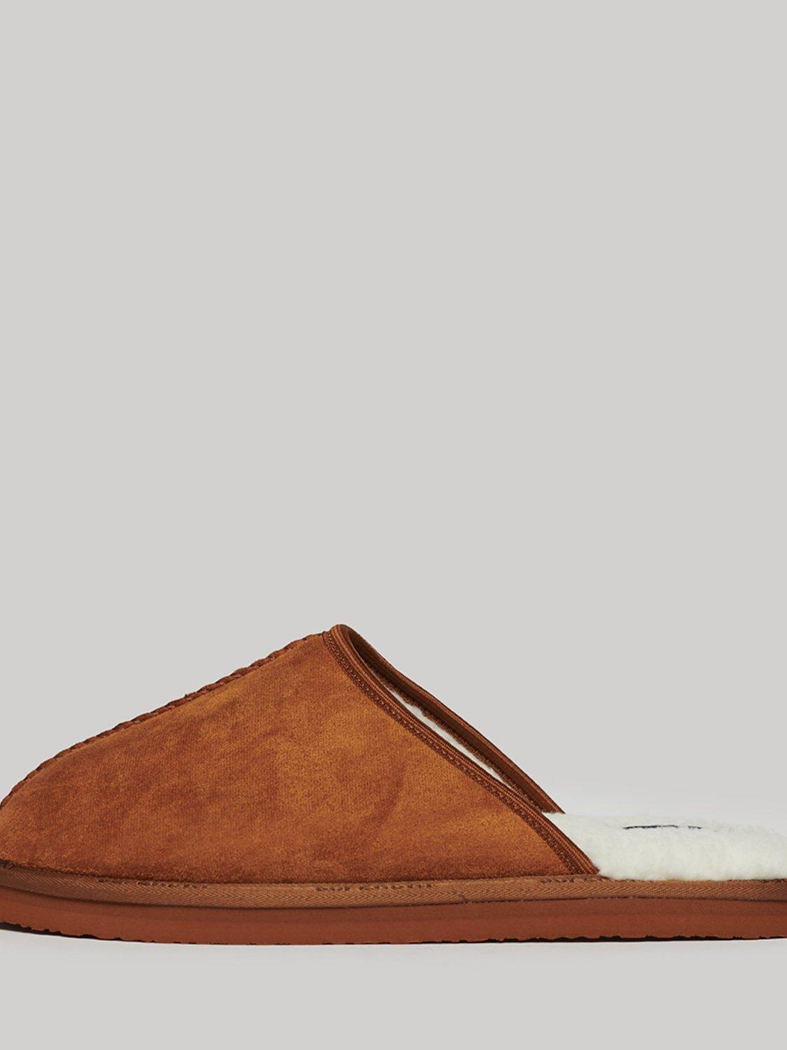 Superdry Mule Slippers, Brown, L