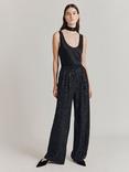 Ghost Ada Wide Leg Trousers, Black