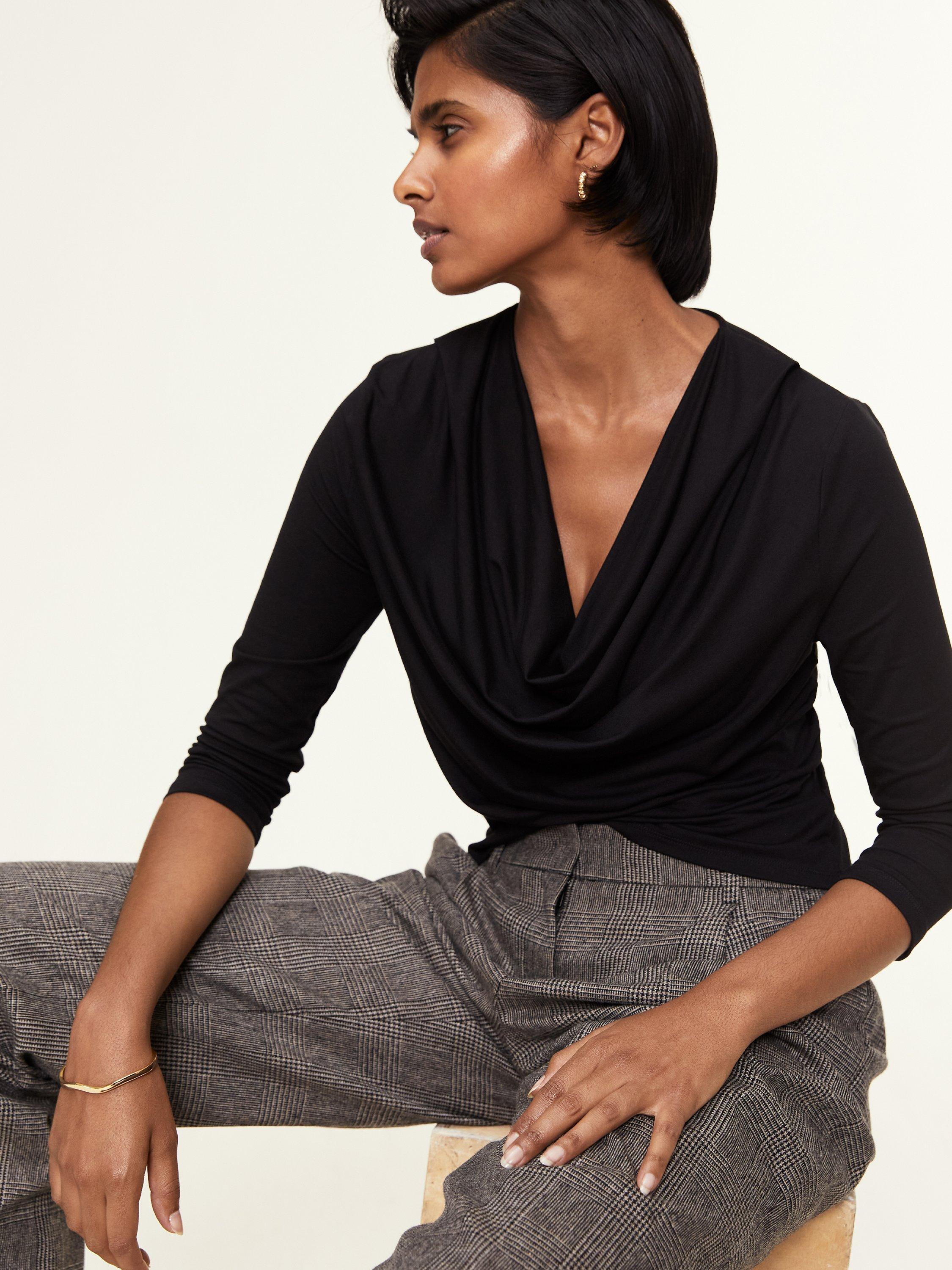 Baukjen Theodora Cowl Neck Top