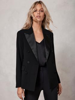 Mint Velvet Satin Camisole Top, Black - view 2, Black