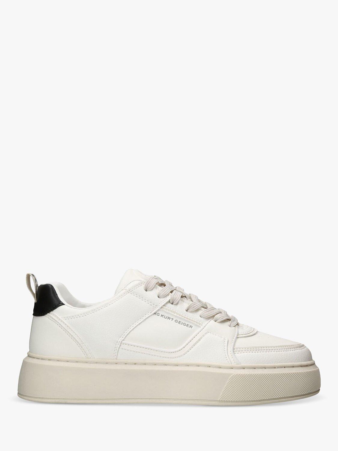 KG Kurt Geiger Kinsley Retro Trainers, White, 11