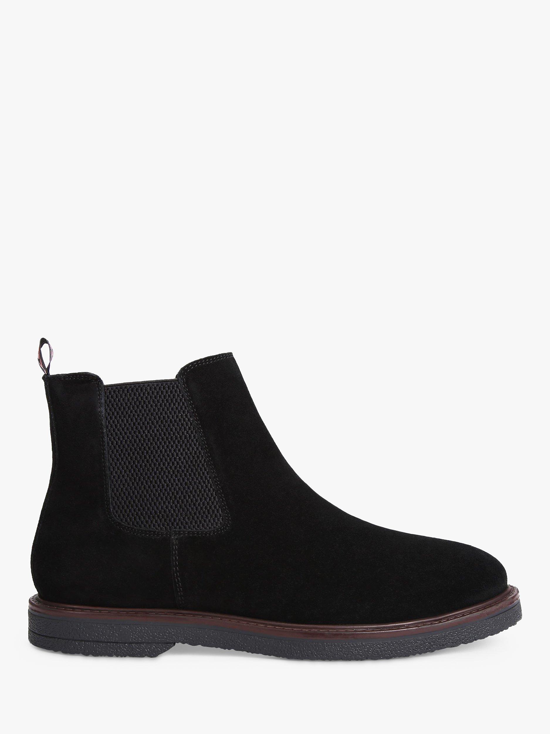 KG Kurt Geiger Suede Chelsea Boots, Black, 7