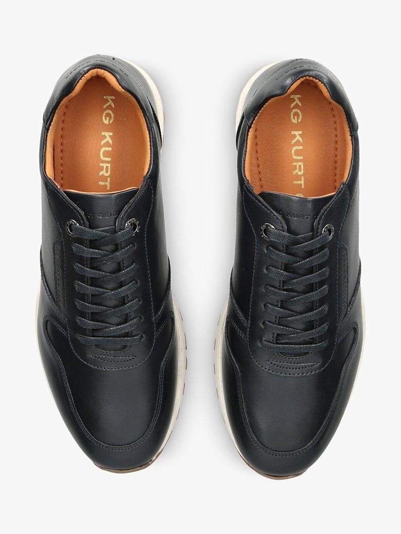 Product image 2 of 4, which shows KG Kurt Geiger Blaze Trainers, Blue Navy, 6