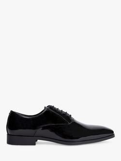 KG Kurt Geiger Cade Patent Brogues, Black, Black