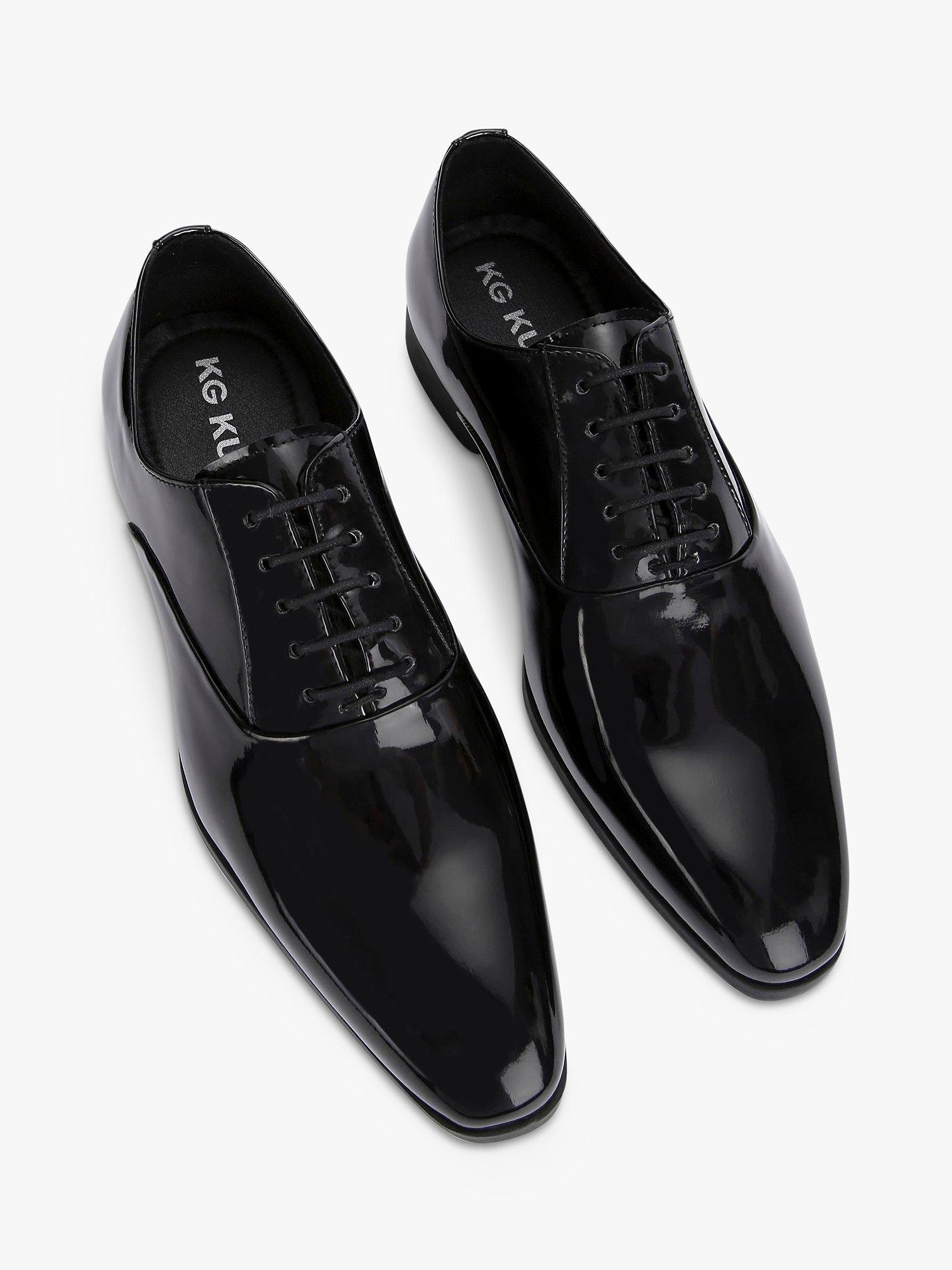 Product image 3 of 5, which shows KG Kurt Geiger Cade Patent Brogues, Black, 7