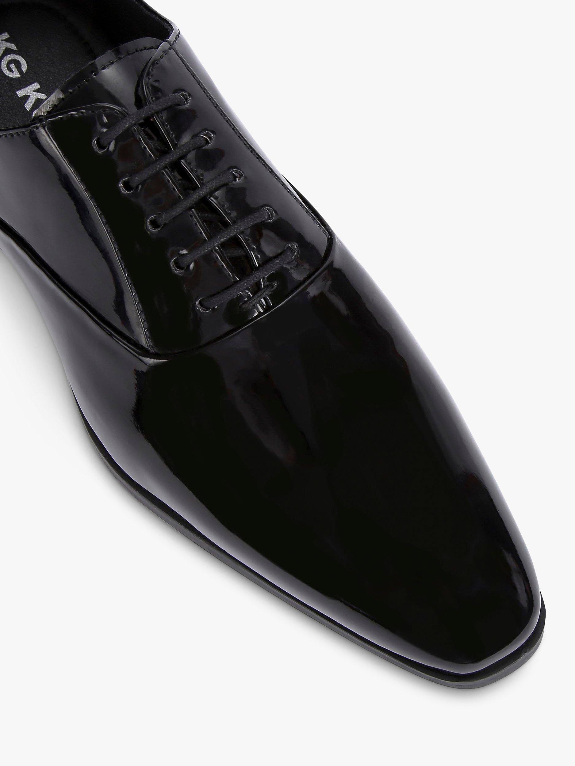Product image 5 of 5, which shows KG Kurt Geiger Cade Patent Brogues, Black, 7