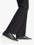 Kurt Geiger London Lennon Leather Trainers, Black