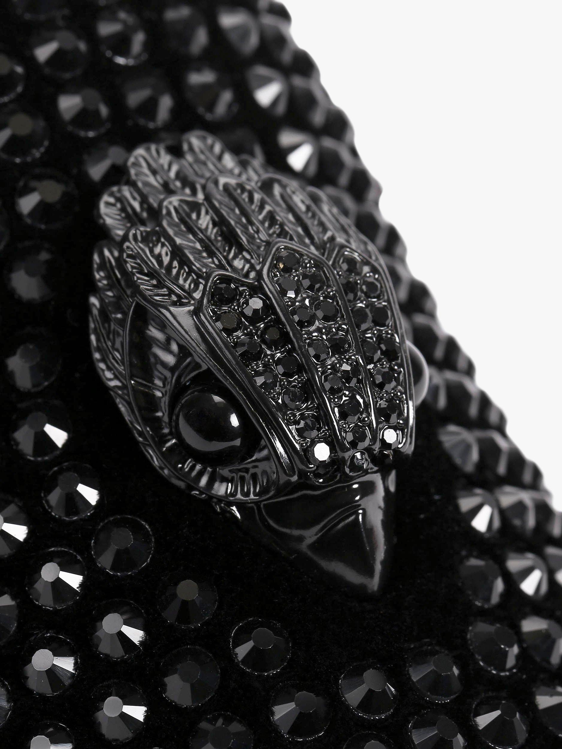 Product image 5 of 5, which shows Kurt Geiger London Ace Studded Loafers, Black, 6