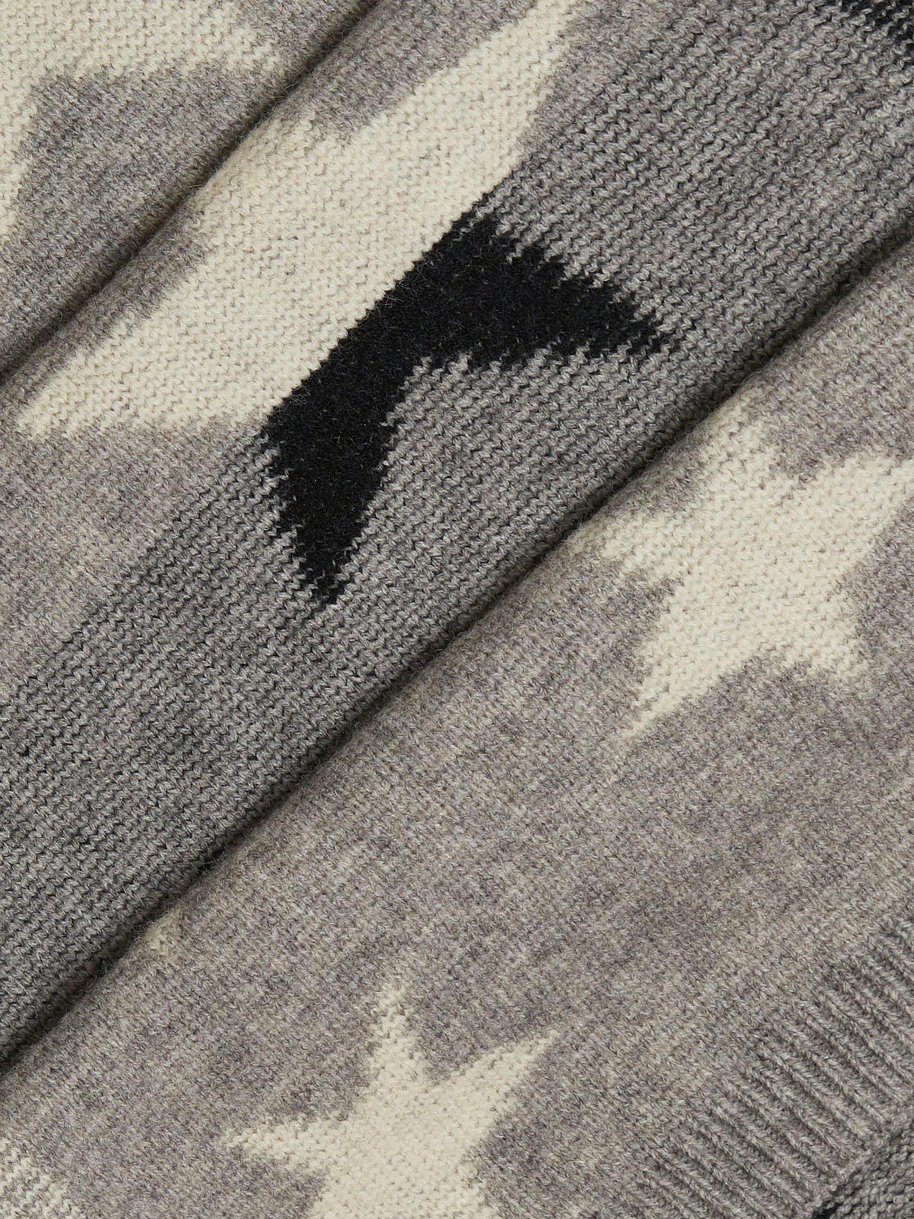 Product image 3 of 3, which shows James Lakeland Star Knit Scarf, Grey