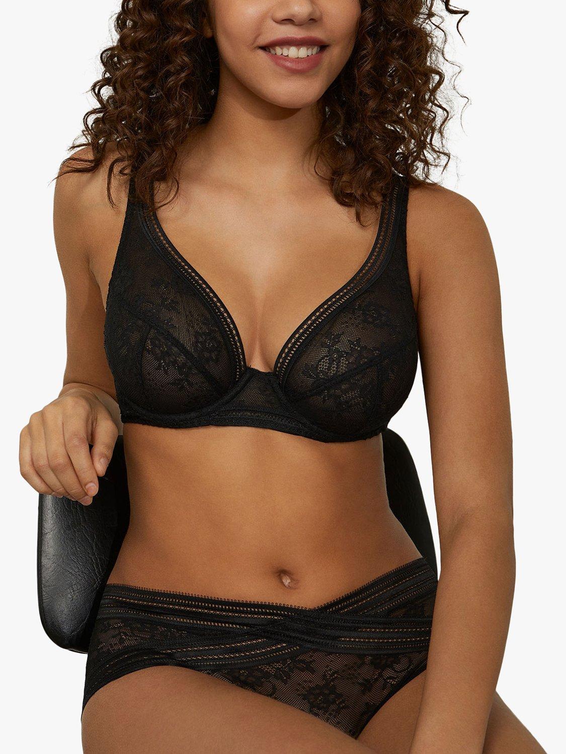 Product image 5 of 5, which shows Maison Lejaby Miss Lejaby Lace Briefs, Noir, M
