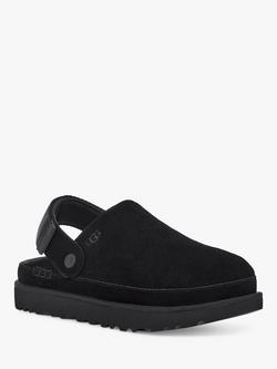 UGG Goldenstar Suede Clog Sandals - view 2, Black